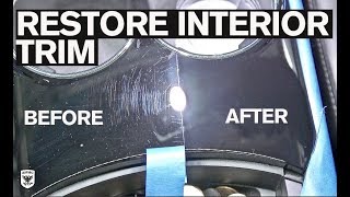 How to Remove Scratches from Interior Trim [upl. by Dodson562]