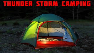 Camping In Thunderstorm With Heavy Rain [upl. by Stubbs]