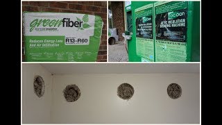 Green Fiber Cellulose Soundproofing and Insulation [upl. by Sanfourd]