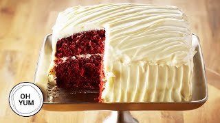 Professional Baker Teaches You How To Make RED VELVET CAKE [upl. by Aivataj]