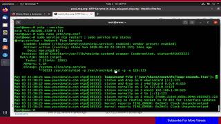 How To Install And Configure NTP Server and Client on Ubuntu 2004 LTS [upl. by Rhine]