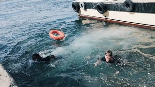 Jump to boat attempt DOUBLE FAIL 🇹🇷 ad [upl. by Hajidahk843]