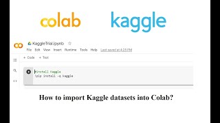 How to Import use Kaggle datasets in Google Colab [upl. by Noned]