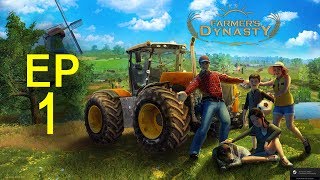 Lets Play Farmers Dynasty Ep 1 rebuilding Grandpas Farm [upl. by Dorn76]