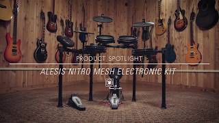 Alesis Nitro Mesh Electronic Drum Kit Demo [upl. by Gnilyam]