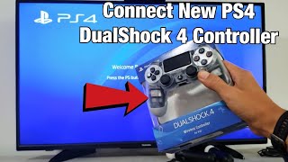 How to Connect New PS4 DualShock 4 Controller [upl. by Meehyr]