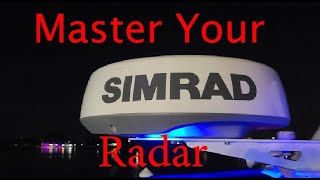 How to Use Simrad Halo Radar 20 24 3 4 6 Modes and basic Harbor offshore weather bird P1 [upl. by Renferd]