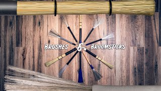 Detailed Brush and Broomstick Comparison  Promark [upl. by Bartosch]