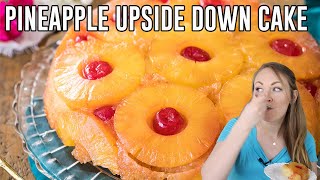 How To Make Pineapple Upside Down Cake [upl. by Marih]