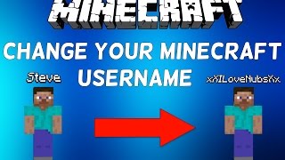 How To Change Your Minecraft Username 1112 [upl. by Ysor]