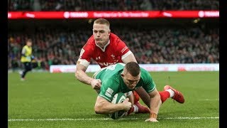 Highlights Ireland v Wales  Guinness Six Nations [upl. by Skoorb328]