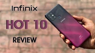 Infinix Hot 10 Unboxing and Review [upl. by Neddie854]