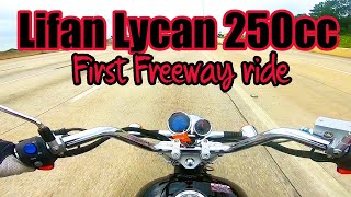 Lifan Lycan First Freeway Ride  GPS speed at the endLifan Lycan [upl. by Ennayar]