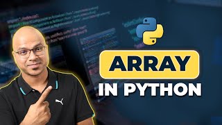 26 Python Tutorial for Beginners  Array in Python [upl. by Syl]