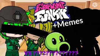 PVZ REACCIONAN A PLANTAS VS RAPPERS Friday Night Funky VS PvZ memes 1 [upl. by Macleod]