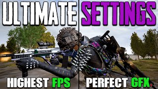 ULTIMATE PUBG SETTINGS GUIDE 2025  HIGHEST FPS BEST GRAPHICS  FULL COMPARISON  PUBG FREE TO PLAY [upl. by Elleiand]