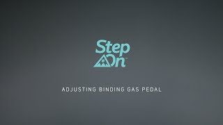 Burton Step On™ Tutorial  Adjusting Your Gas Pedals [upl. by Dnomse119]