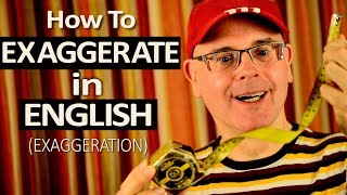 How to use Exaggerate and Exaggeration in English  Word meanings and grammar use [upl. by Kunz244]