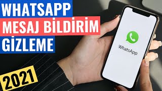 WHATSAPP MESAJLARI EKRANDA GÖRÜNMESİN [upl. by Ellak314]