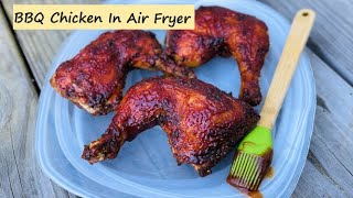 Air Fryer BBQ Chicken  EASY BBQ CHICKEN [upl. by Longan]