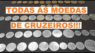 TODAS AS MOEDAS DE CRUZEIROS [upl. by Mariano]