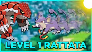 How To Beat A Level 1 Rattata [upl. by Odlanyar866]