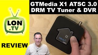 GTMedia Converter X1 Review  DRM Compatible ATSC 3 TV Tuner DVR and Streaming Box [upl. by Corry]