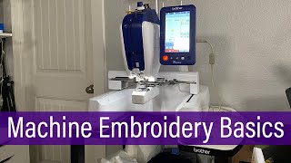 How To Machine Embroidery Basics [upl. by Kahle526]