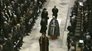 The Queens arrival at Princess Dianas funeral 1997 [upl. by Molini]