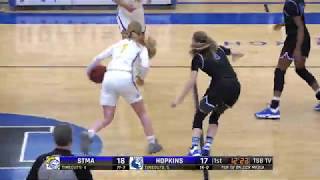 High School Girls Basketball St MichaelAlbertville vs Hopkins [upl. by Aikal799]