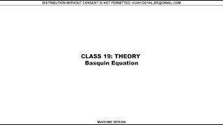 Machine Design Class 19 Basquin Equation [upl. by Verene]