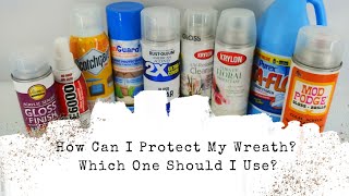 How To Protect Your Wreath From Sun and Rain DIY Wreath Protection [upl. by Queri634]