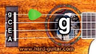 Best Online Ukulele Tuner  Standard Tuning g C E A Island Tuning [upl. by Madelin]