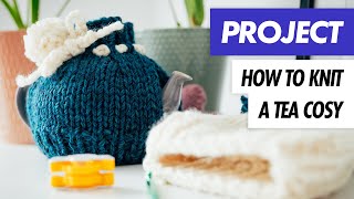 How to KNIT a TEA COSY [upl. by Teraj117]