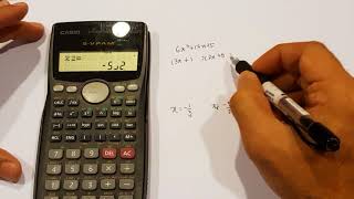 Factorizing Using Casio 570MS Calculator [upl. by Asecnarf640]