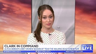 Alycia DebnamCarey  New York Live Interview [upl. by Aydne]