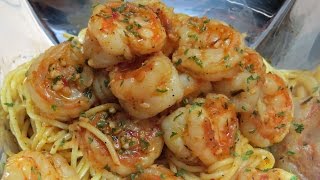 QUICK amp EASY SPICY GARLIC SHRIMP amp PASTA RECIPE IS LISTED [upl. by Tiffie]