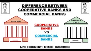 Difference between Commercial Banks and Cooperative Banks in India [upl. by Gaulin]