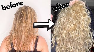 UPDATED WavyCurly Hair Routine 2B2C 💇🏼‍♀‍ [upl. by Kurr]