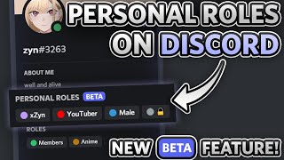 PERSONAL Roles on Discord [upl. by Nilekcaj]