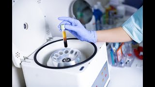 Centrifugation for blood Glucose test Wear Gloves and lab coat always [upl. by Charley]