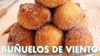 BUÑUELOS DE VIENTO EN 5 MIN  LA RECETA MAS FACIL  PASCUA 2 [upl. by Hoisch]