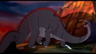 The Land Before Time Littlefoots Mother Vs Sharptooth [upl. by Secilu]