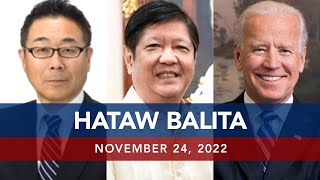 UNTV Hataw Balita Pilipinas  November 24 2022 [upl. by Onitram974]