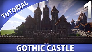 Minecraft  How to Build a Gothic Castle Part 110 [upl. by Vevay832]