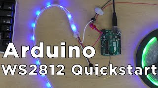 How to use WS2812B RGB LEDs with Arduino [upl. by Odla]