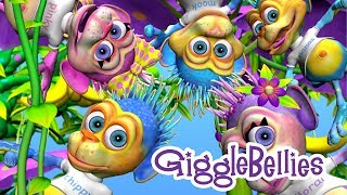 Five Little Monkeys Jumping On The Bed  Nursery Rhymes  GiggleBellies [upl. by Eislel]