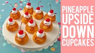 Pineapple Upside Down Cupcakes Recipe [upl. by Akema]