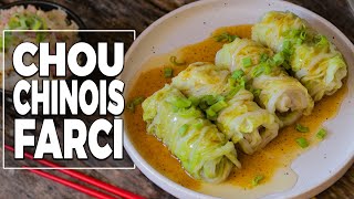 Chou chinois farci  Recette facile  Le Riz Jaune [upl. by Grondin175]