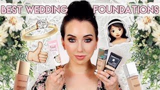 Best LONGLASTING Flawless Foundations for Your WEDDING DAY 💍 Bridal Makeup [upl. by Naujik]